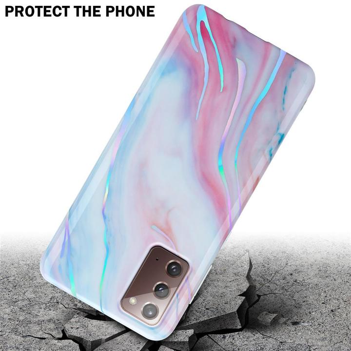 Produktbild Cadorabo IMD TPU Bunter Marmor Cover (Samsung Galaxy Note 20)