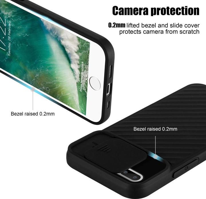 Actual product image Cadorabo TPU cover with camera protection (Apple iPhone 7 Plus, Apple iPhone 7s Plus)