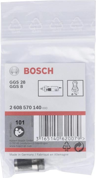 Image du produit Bosch Professional Zubehör Pince de serrage sans écrou, 1/4", pour meuleuses droites Bosch