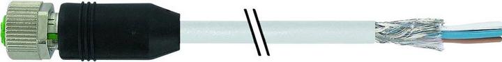 Produktbild Murr Elektronik M12 Bu. 0° gesch. freies Ltg.-ende PUR 8x0.25 geschirmt gr UL/CSA+schleppk. 10m