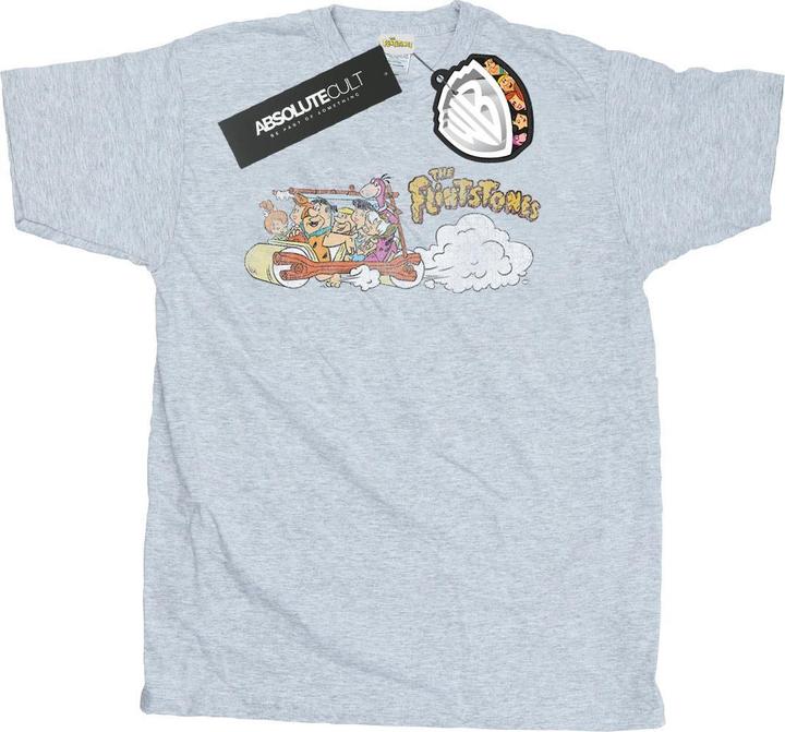 Produktbild The Flintstones Family Car Distressed TShirt (L)
