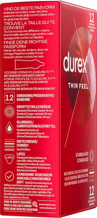 Actual product image Durex Thin Feel - 12 condoms (12 pcs.)
