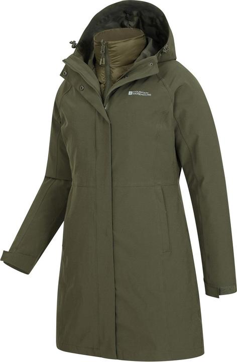 Actual product image Mountain Warehouse Womens/Ladies Alaskan Long 3 in 1 Jacket (34 D)