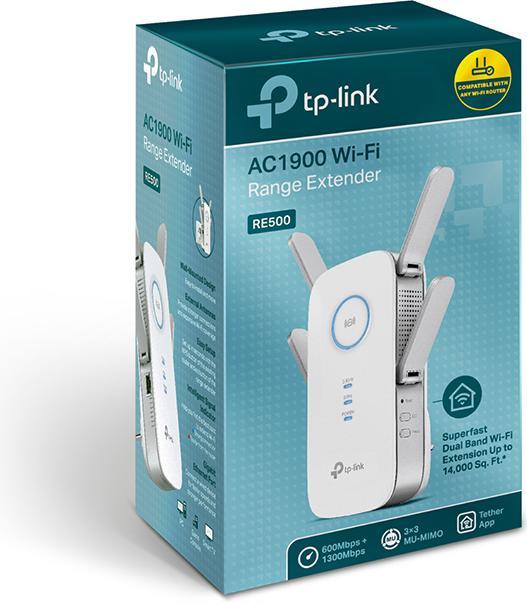 Produktbild TP-Link Tl-Re500 (1300 Mbit/s, 600 Mbit/s)