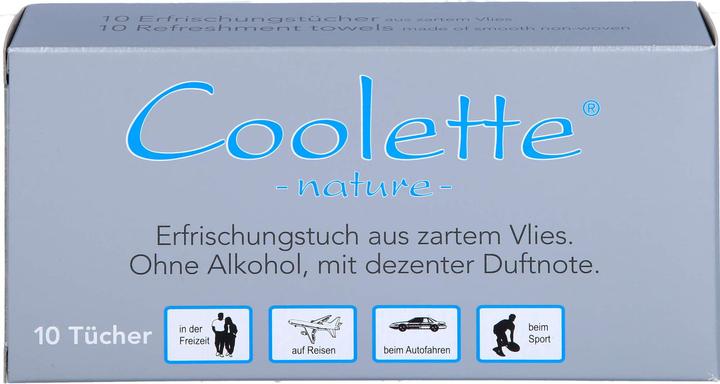 Produktbild Coolike-Regnery Coolette Nature Erfrischungstuch Vlies, 10 St TUE (Tücher)