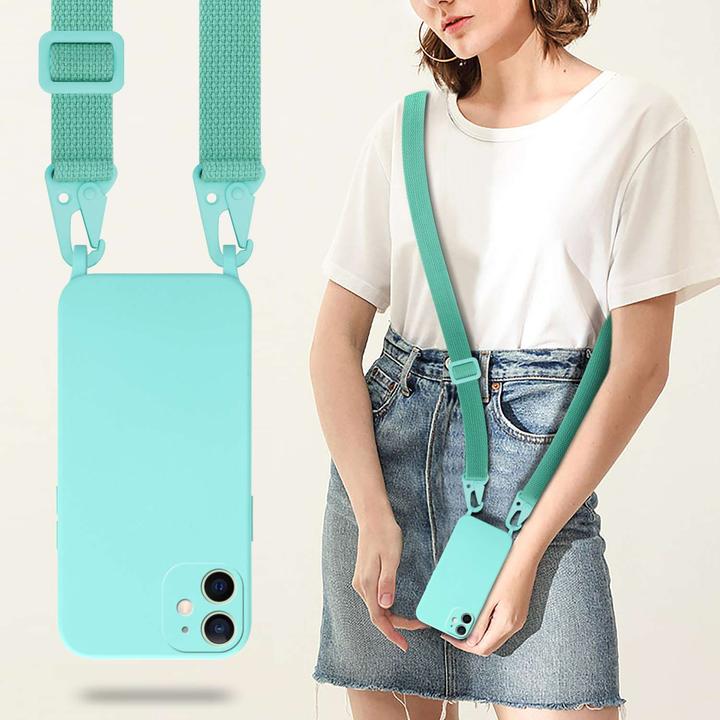 Produktbild Cadorabo TPU Cover Handy Kette Liquid (Apple iPhone 12 mini)