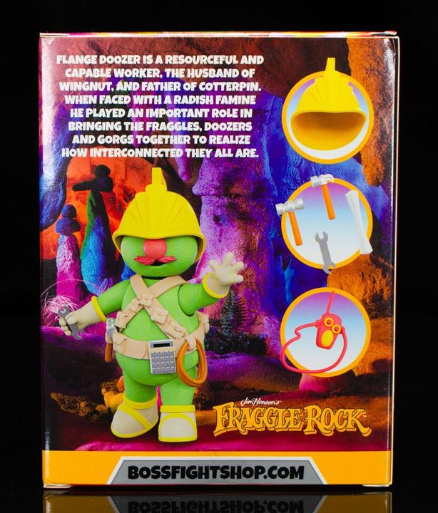 Actual product image Boss Fight Studio Fraggle Rock Flange Doozer action figure