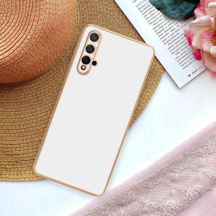 Produktbild Cadorabo Hülle für Honor 20 / 20S / Huawei NOVA 5T im TPU mit Kameraschutz LM130 Style (Huawei Nova 5T, TCL 20S, LG K20)