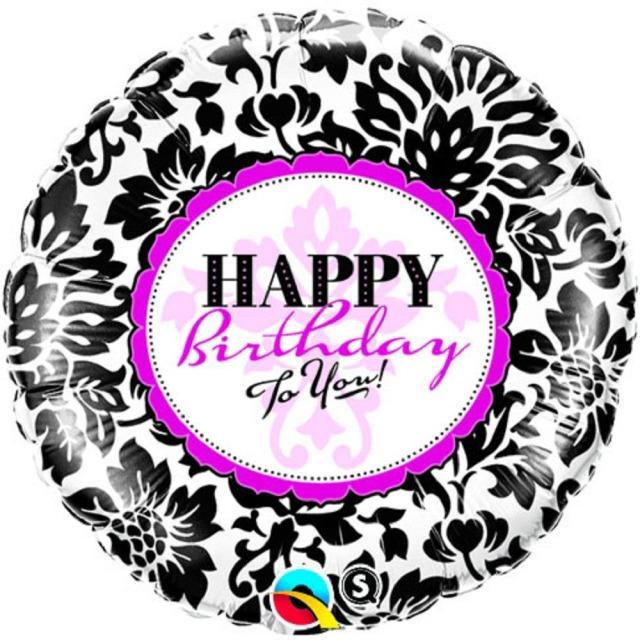 Produktbild Qualatex Folienballon Happy Birthday to You - leer (1 x)