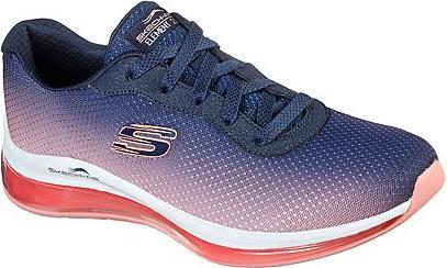 Actual product image Skechers Ladies Lace Up Shoes Sporty Rubber Sole Blue (36)