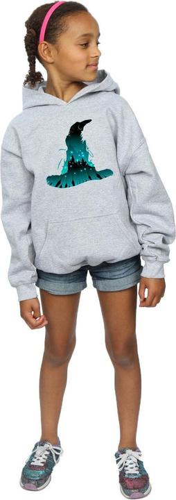 Produktbild Hogwarts Silhouette Kapuzenpullover Mädchen (140, 146)