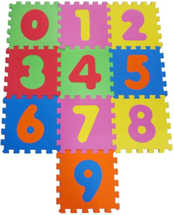 Produktbild Knorrtoys Puzzlematte - "Zahlen"/10-tlg./32 cm (32 x 32 cm)