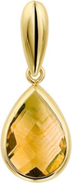 Actual product image Marie Celeste Pendant Citrien - Gold (Yellow gold)