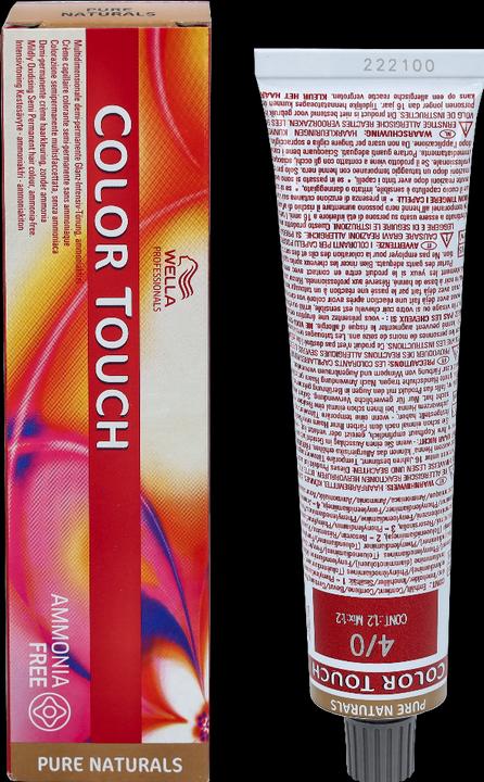 Image du produit Wella Professional - Color Touch Pure Naturals - Coloration semi-permanente sans ammoniaque 4/0 - -. (0, 4)