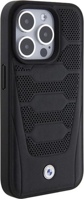 Immagine prodotto BMW BMHCP15X22RPSK iPhone 15 Pro Max 6,7" czarny/nero Modello di sedili in pelle (Apple iPhone 15 Pro Max)