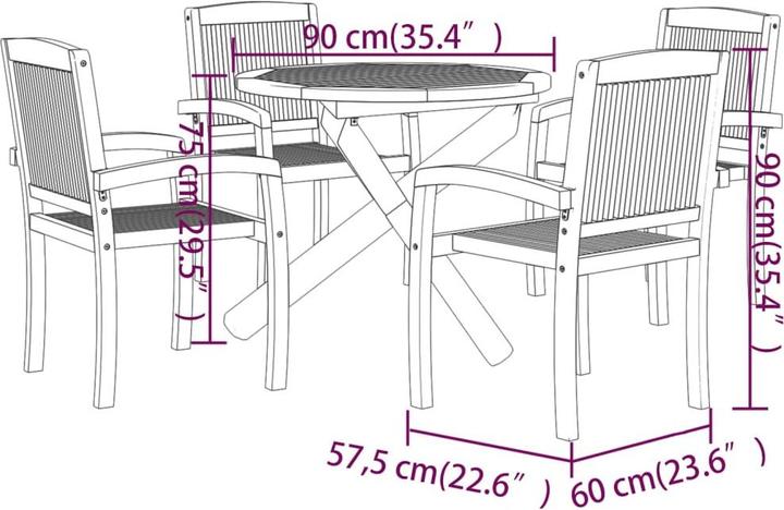Image du produit VidaXL Yakez (90 cm)