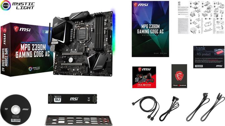 Actual product image MSI MPG Z390M Gaming Edge AC (LGA 1151, Intel Z390, mATX)