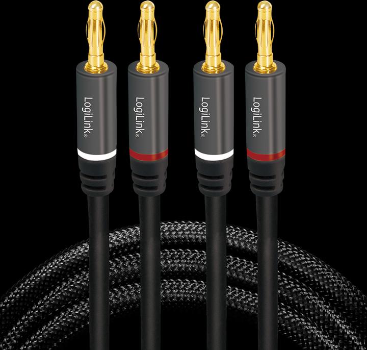 Produktbild LogiLink CA Lautsprecherkabel (5 m, 2 mm²)
