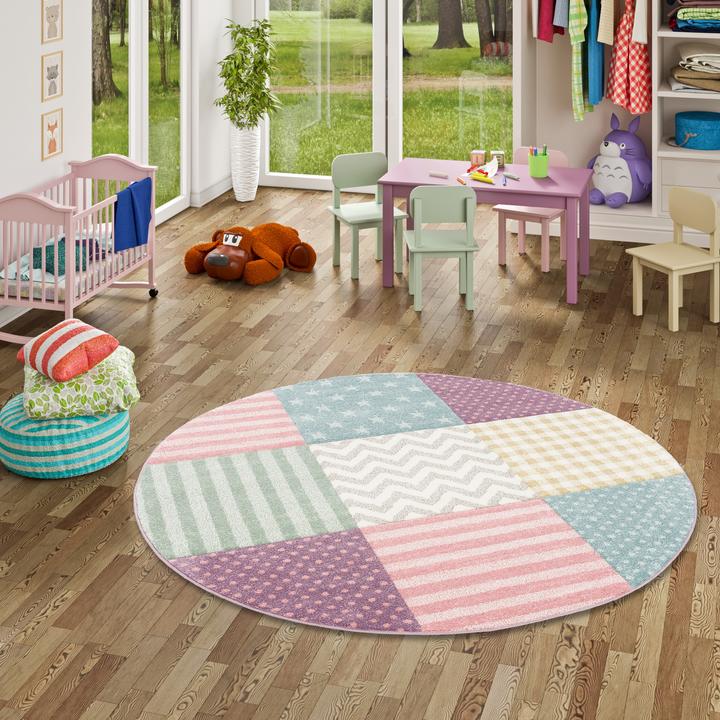 Actual product image Pergamon Kids and Youth Carpet Maui Stars Round (Ø 200 cm)