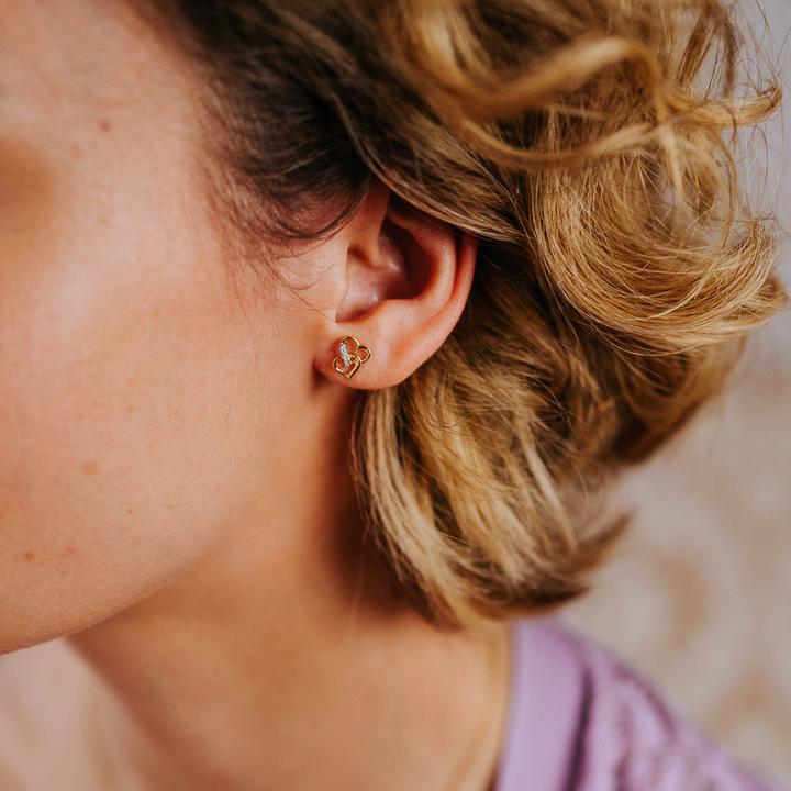 Produktbild Julie Julsen Herzen Ohrstecker (Silber 925)