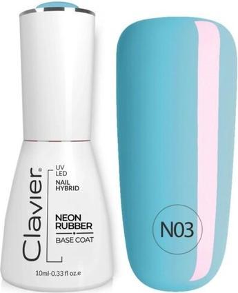 Clavier Luxury Nail Neon Rubber Base N03 10Ml