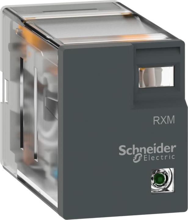 Productafbeelding Schneider Miniatuur relais, Easy Harmony RXM2L, 3A, 4W, 230V AC, met LED RXM4LB2P7