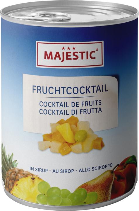 Image du produit Majestic Cocktail de fruits sans cerises - sirop (486 g)