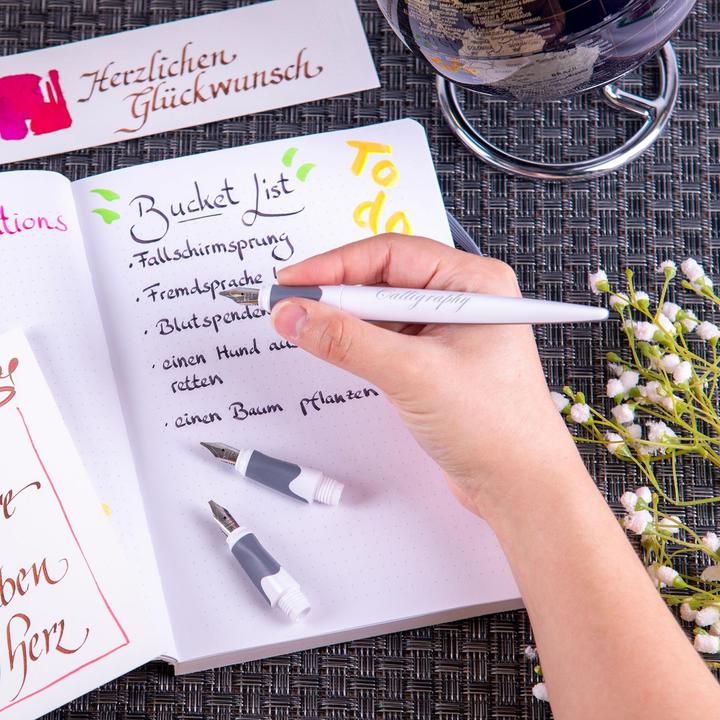 Produktbild Online BESTWRITER AIR Füllhalter Set (White, 3 x)