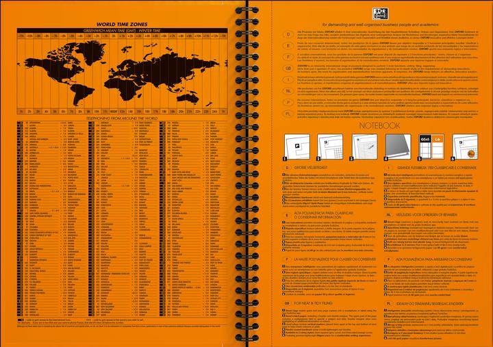 Image du produit Oxford INTERNATIONAL CONNECT - Bloc-notes (B5, À rayures, Couverture souple)