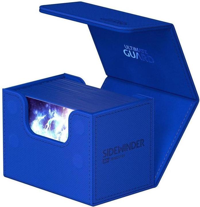 Produktbild Ultimate Guard Kartenbox XenoSkin Sidewinder Monocolor 80+ Blau