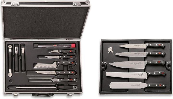 Produktbild F. Dick Kochkoffer Plaza 17-teilig (Messer-Set mit Koffer, inkl. Kochmesser + Kochwerkzeug / Zubehör