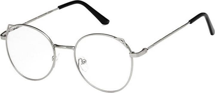 Immagine prodotto JTI Occhiali anti luce blu, orecchie da gatto - argento