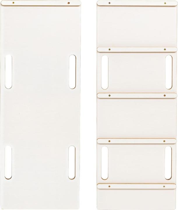 Actual product image Activity Board Medium Dream Rocker Weisses Holz & Leiter mit grauem Kissen