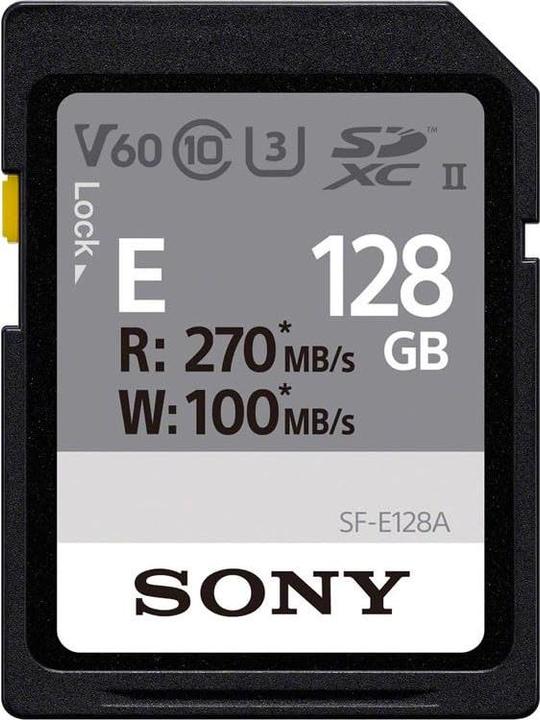 Actual product image Sony SF-E128A (128 GB, SDXC, U3, UHS-II)
