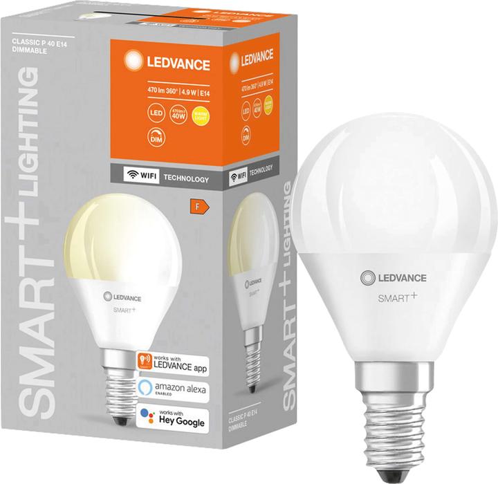 Actual product image Ledvance Classic P (E14, 5 W, 470 lm, 1 x, F)