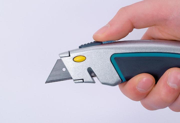 Image du produit wolfcraft Cutter lame trapèze à changement de lame rapide, avec lame rétractable (Cutters)