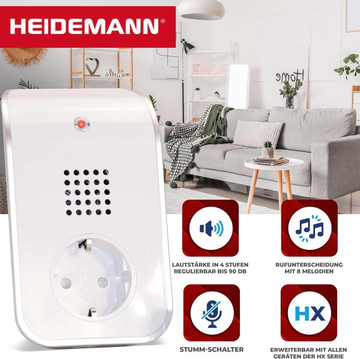 Image du produit Heidemann Kit de carillon sans fil HX Curve (Funk)