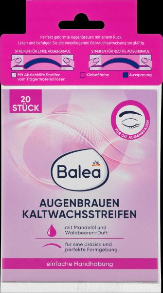 Produktbild dm Balea Enthaarungsstreifen Augenbrauen (20 x)