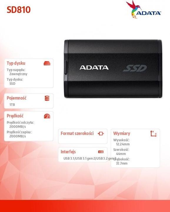 Produktbild Adata SD810 (1000 GB)