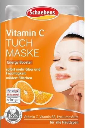 Produktbild Schaebens Vitamin C, Gesichtsmaske mit Orangenextrakt, 1 Stück