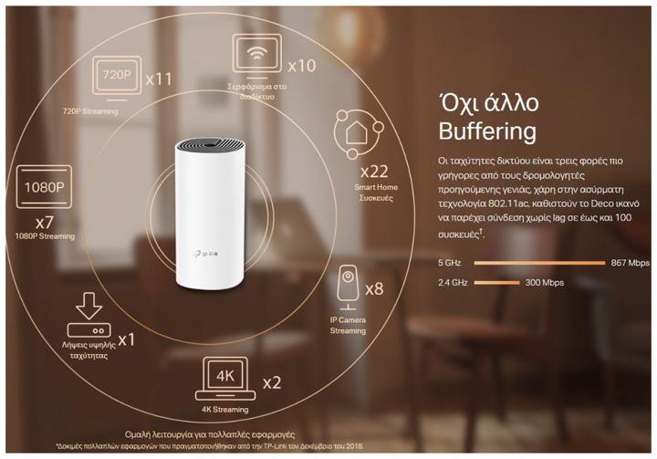 Image du produit TP-Link Deco M4 AC1200 Dualband WLAN Mesh 3-pack