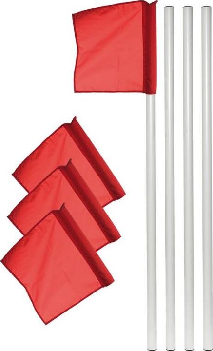Actual product image Kübler Sport Border rods set of 4 Ø 50 mm, red