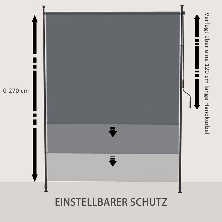 Actual product image Outsunny Side awning (0.04 m)