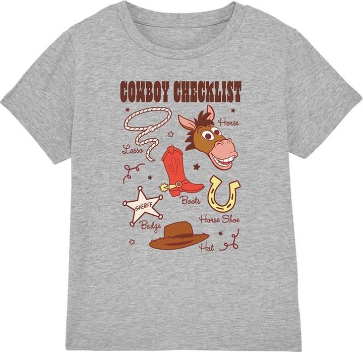 Actual product image Toy Story Childrens/Kids Checklist Cowboy T-Shirt (128)
