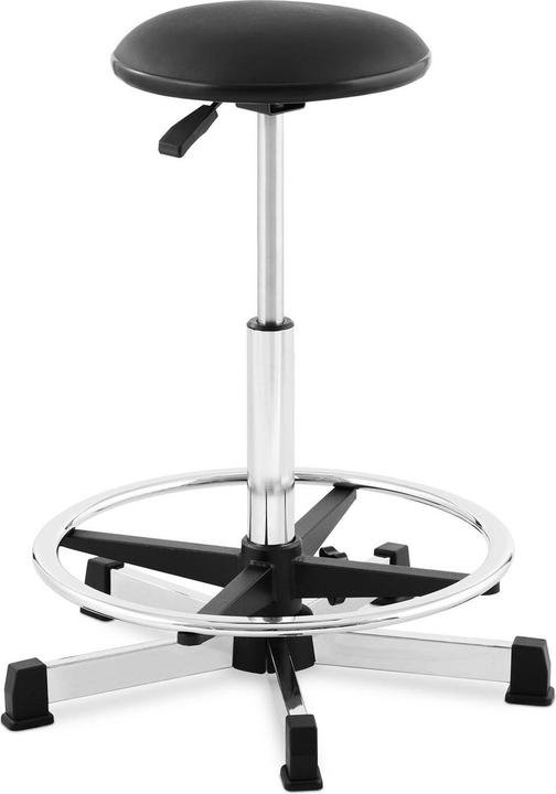 Actual product image Fromm & Starck Swivel stool - 120 kg - Black - foot ring - height adjustable from 530 - 800 mm