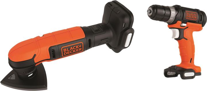 Produktbild Black & Decker Black+Decker 2K AkkuBohrer+AkkuSchleifer (Deltaschleifer)