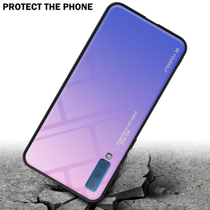 Productafbeelding Cadorabo TPU 2 kleuren glasdekking (Samsung Galaxy A7 (2018))