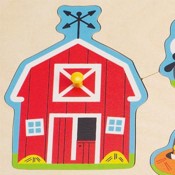 Image du produit Hape Puzzle à encastrements Animaux de la ferme