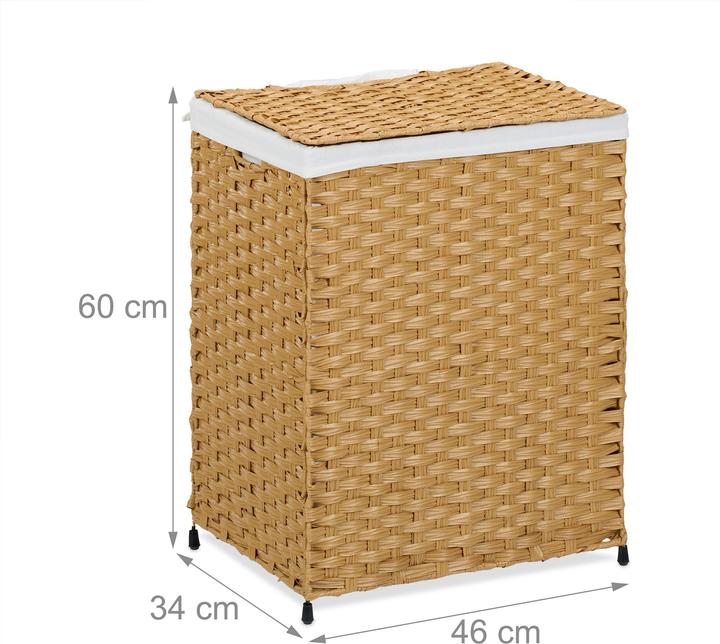 Immagine prodotto Relaxdays Cestino per biancheria (90 l)