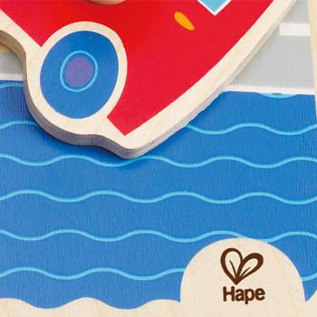 Produktbild Hape Knopfpuzzle Fahrzeuge FSC